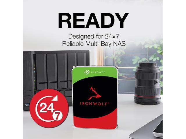Seagate IronWolf 12TB NAS Hard Drive 7200 RPM 256MB Cache SATA 6.0Gb/s CMR 3.5' Internal HDD for RAID Network Attached Storage NE-ST12000VN0008
