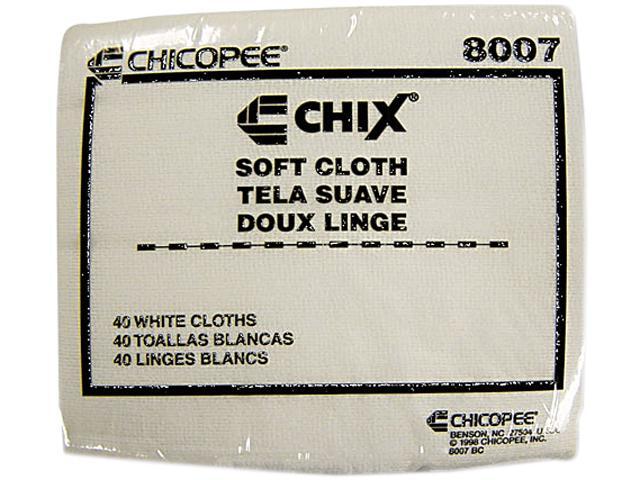 Chix Soft Cloths 13 x 15 White 1200/Carton 8007