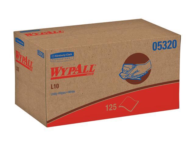 WypAll L10 Paper Wipers White 125 Wipes/Pack 05320