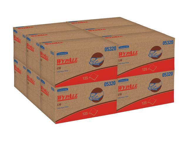 WypAll L10 Paper Wipers White 125 Wipes/Pack 05320