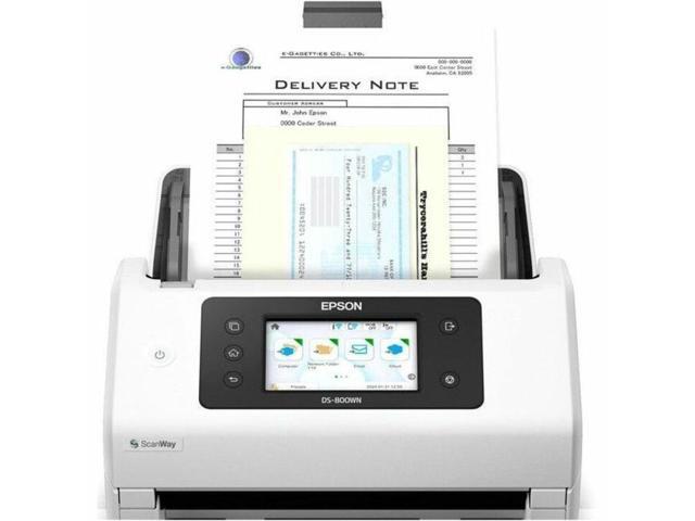 Epson EdgeLink DS-800WN ADF Scanner - 600 dpi Optical 24-bit Color - 50 ppm - Duplex Scanning - Wireless LAN - USB B11B275201