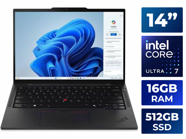 Lenovo ThinkPad T14s Gen 5 14.0' Intel Core Ultra 7 155U 16GB Memory 512GB SSD Windows 11 Pro 21LS0058US