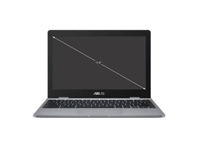 ASUS Chromebook C223NA-DH02 11.6' HD, Intel Dual-Core Celeron N3350 Processor (Up to 2.4GHz) 4GB RAM, 32GB eMMC Storage, Grey