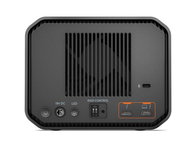SanDisk Professional 52TB G-RAID PROJECT 2 2-Bay Thunderbolt 3 RAID Array (2x 26TB) - High-Capacity 2-Bay RAID 0 SDPHK2H-052T-NBAAD