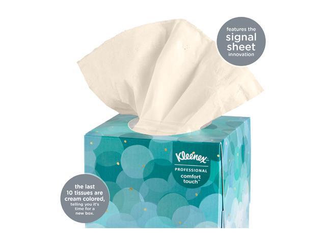 Kleenex Professional Facial Tissue Cube for Business (21270), Upright Face Tissue Box, 36 Boxes / Case, 95 Tissues / Box, 3,420 Tissues / Case