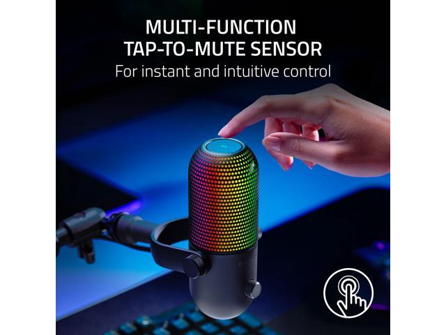 Razer - Seiren V3 Chroma Condenser USB Microphone - Black - image 4