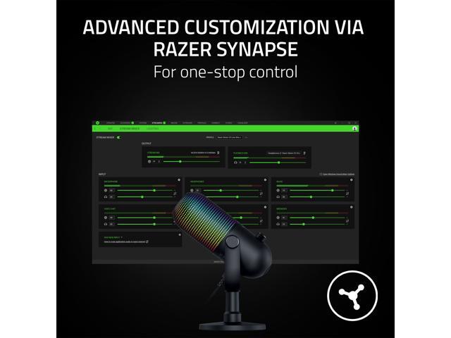 Razer - Seiren V3 Chroma Condenser USB Microphone - Black - image 8