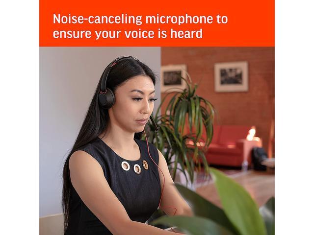 Poly - Blackwire 5220 USB-C Headset (Plantronics) - Wired, Dual Ear (Stereo) Computer Headset with Boom Mic - USB-C, 3.5 mm to connect to your PC,...