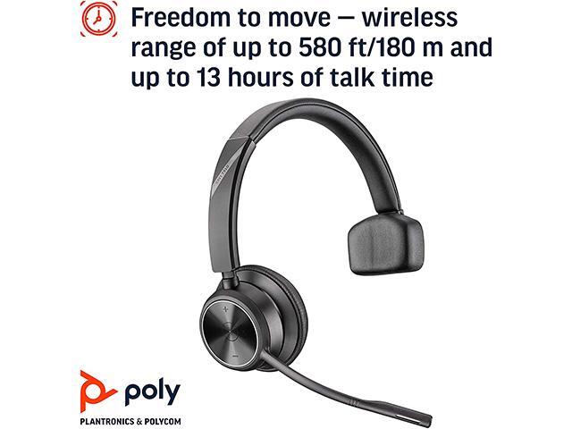 Poly Savi 7310-M Ultra-Secure Wireless DECT Headset System - Microsoft Teams Certified Version