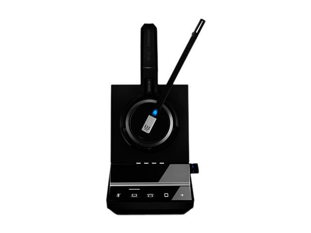 Sennheiser SDW 5066 (507024) - Double-Sided (Binaural) Wireless Dect Headset for Desk Phone Softphone/PC & Mobile Phone Connection Dual Microphone...