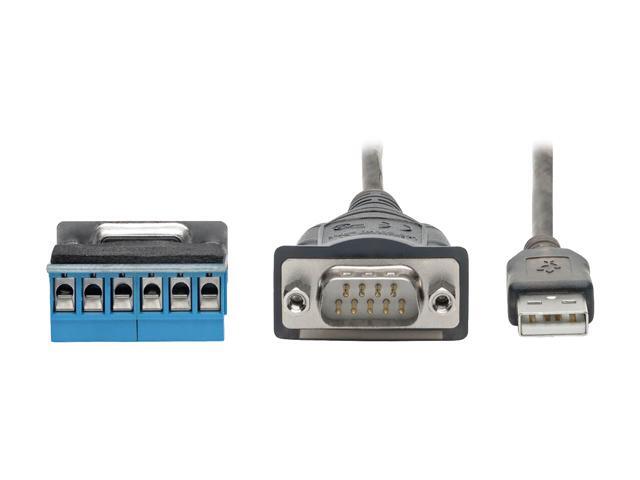Tripp Lite U209-30N-IND USB to RS485/RS422 FTDI Serial Adapter Cable 30 in.