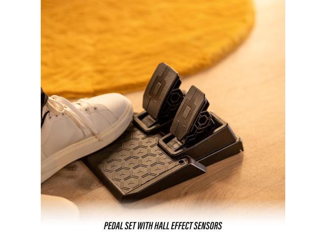 Thrustmaster - T98 Ferrari 296 GTB Racing Wheel & Pedal Set for Playstation 4, Playstation 5, Windows - Black - image 4