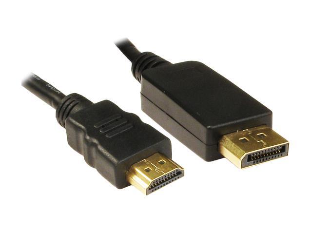 UNC 3ft DisplayPort Male to HDMI Cable Male, Black - image 3