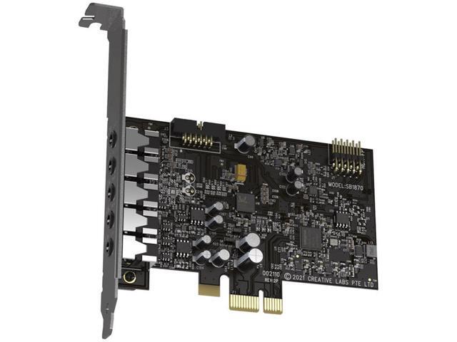 Creative Sound Blaster Audigy Fx V2 Upgradable Hi-res PCI-e Sound Card with 5.1 Discrete and Virtual Surround, Scout Mode, SmartComms Kit for PC