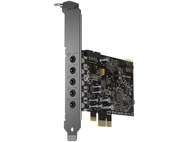 Creative Sound Blaster Audigy Fx V2 Upgradable Hi-res PCI-e Sound Card with 5.1 Discrete and Virtual Surround, Scout Mode, SmartComms Kit for PC
