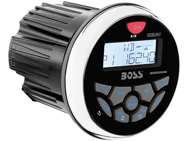 BOSS AUDIO MGR350B MARINE GAUGE STYLE MP3/CD/AM/FM/RDS