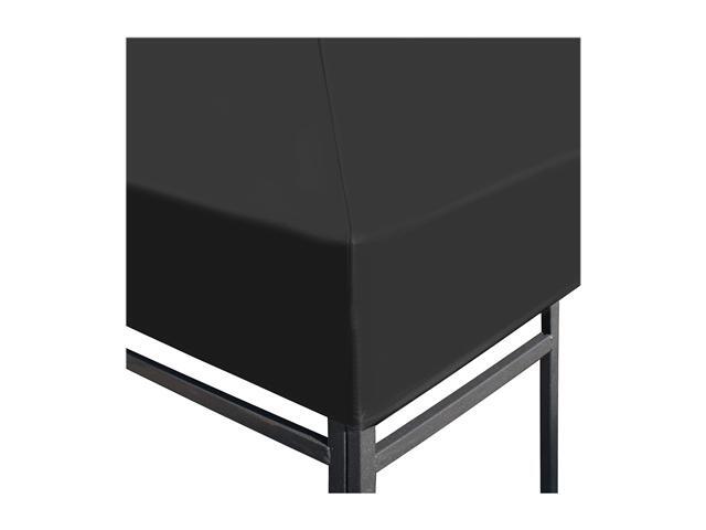 vidaXL Gazebo Top Cover 118.1'x118.1' Gray Outdoor Gazebo Canopy Sun Shelter