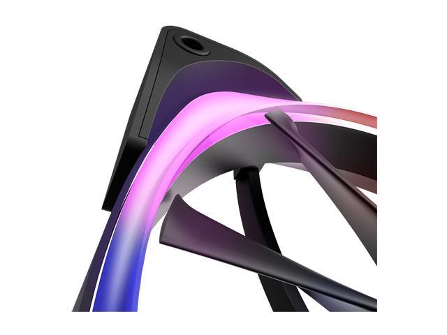 NZXT AER RGB 2 - 140mm - Advanced Lighting Customizations - Winglet Tips - Fluid Dynamic Bearing - LED RGB PWM Fan for Hue 2 - Twin Pack + Hue 2...