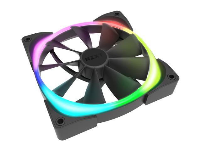 NZXT AER RGB 2 - 140mm - RGB LED - Fluid Dynamic Bearing - PWM Fan for Hue 2 - Single