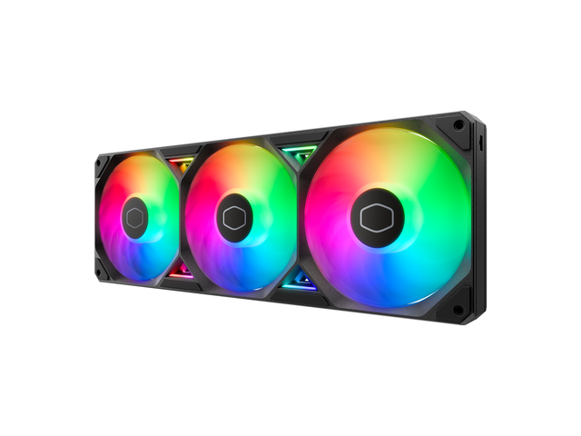 Cooler Master Single-Frame aRGB PC Case Liquid Cooler Fan, 360mm, Single Modular Cable, PWM 2,050 RPM, Air Balance Blades, Loop Dynamic Bearing,...