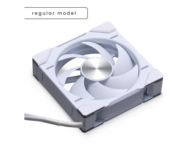 Phanteks D30-120 DRGB PWM FAN, Premium D-RGB Performance Fan, ARGB/DRGB lighting, Daisy-chain Fan Linking system, White
