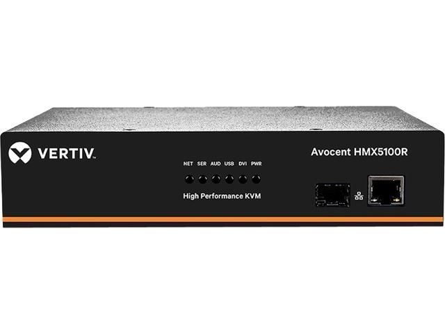 Vertiv Avocent HMX 5000 High Performance KVM Extender KVM Receiver Single Receiver DVI-D Audio SFP (HMX5100R-001)