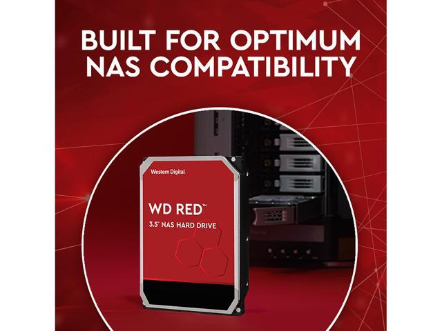 WD Red 6TB NAS Internal Hard Drive - 5400 RPM Class, SATA 6Gb/s, SMR, 256MB Cache, 3.5' - WD60EFAX