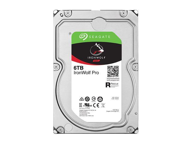 Seagate IronWolf Pro 6TB 3.5' SATA 7200rpm Internal Hard Drive ST6000NE0023