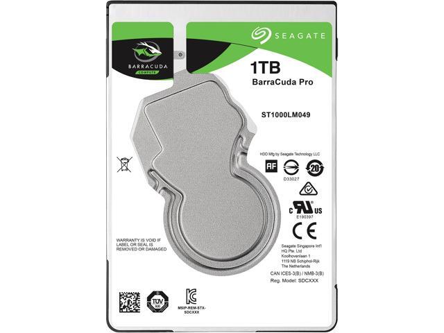 Seagate 1TB BarraCuda 7200 RPM 128MB Cache SATA 6.0Gb/s 2.5' Laptop Internal Hard Drive ST1000LM049