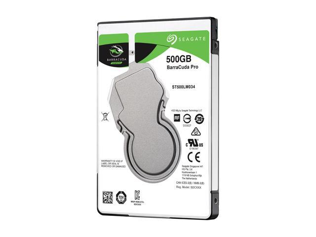 Seagate BarraCuda Pro ST500LM034 500GB 7200 RPM 128MB Cache SATA 6.0Gb/s 2.5' Hard Drives - Notebooks / Laptops