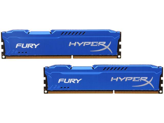 HyperX FURY 16GB (2 x 8GB) DDR3 1333 (PC3 10600) Desktop Memory Model HX313C9FK2/16