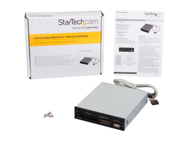 StarTech 3.5" Front Bay 22-in-1 USB 2.0 Internal Memory Card Reader - image 5