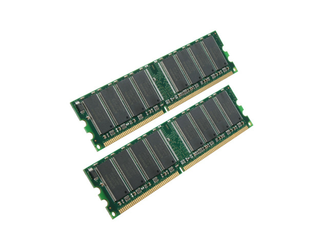 Kingston ValueRAM 2GB (2 x 1GB) DDR 333 (PC 2700) Dual Channel Kit Desktop Memory Model KVR333X64C25K2/2G