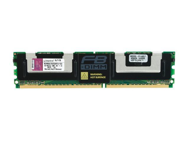 Kingston 1GB ECC Fully Buffered DDR2 667 Server Memory Model KVR667D2S8F5/1GI