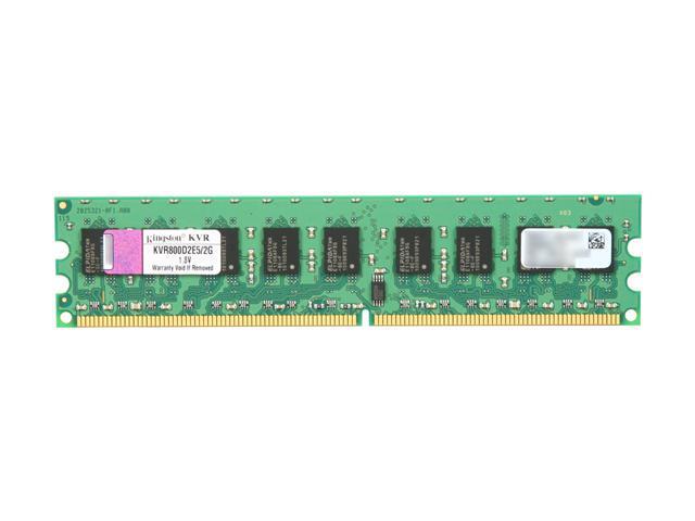Kingston 2GB ECC DDR2 800 (PC2 6400) Server Memory Model KVR800D2E5/2G