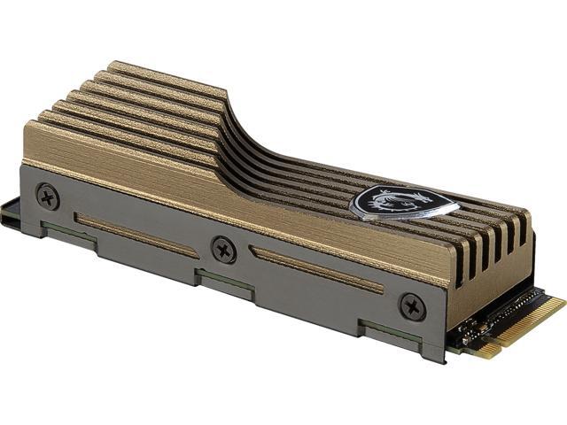 MSI SPATIUM M480 Heatsink M.2 2280 2TB PCIe Gen4x4, NVMe 1.4 3D NAND Internal Solid State Drive (SSD)
