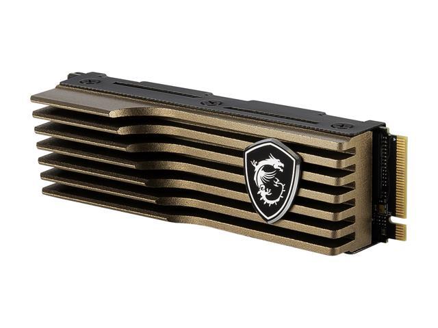 MSI SPATIUM M480 Heatsink M.2 2280 2TB PCIe Gen4x4, NVMe 1.4 3D NAND Internal Solid State Drive (SSD)