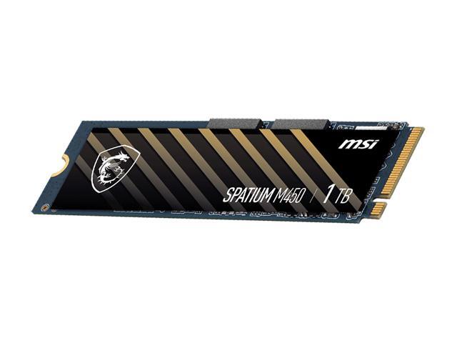 MSI SPATIUM M450 M.2 2280 1TB PCI-Express 4.0 x4, NVMe 1.4 3D NAND Internal Solid State Drive (SSD)
