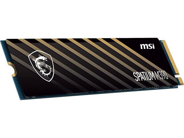MSI SPATIUM Series M.2 2280 250GB PCIe Gen3 x4, NVMe 1.4 3D NAND Internal Solid State Drive (SSD) M390
