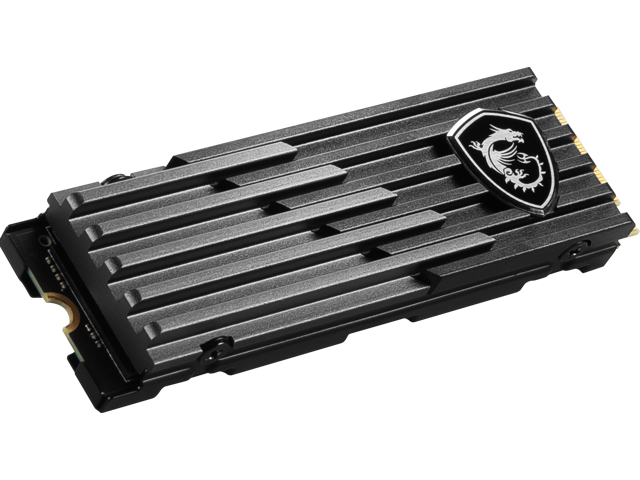 MSI SPATIUM Series M.2 2280 2TB PCI-Express 4.0 x4 3D NAND Internal Solid State Drive (SSD) M480 PS5 Compatible Heatsink