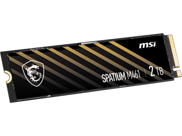 MSI M461 M.2 2280 2TB PCI-Express 4.0 3D NAND Internal Solid State Drive (SSD)
