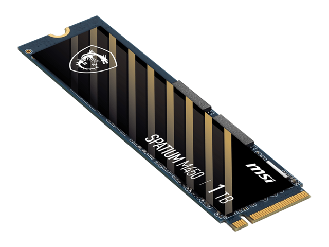MSI SPATIUM Series M450 M.2 2280 1TB PCI-Express 4.0 x4 Internal Solid State Drive (SSD) SM450N1TBV1