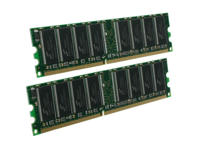 Kingston 2GB (2 x 1GB) DDR 400 (PC 3200) Desktop Memory Model KVR400X64C3AK2/2G