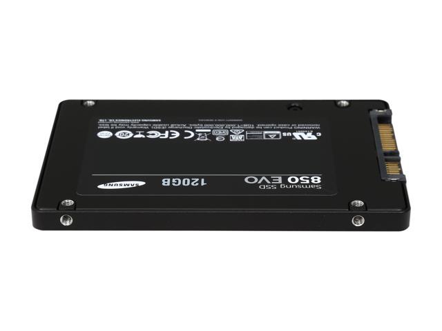 SAMSUNG 850 EVO 2.5' 120GB SATA III 32 layer 3D V-NAND Internal Solid State Drive (SSD) MZ-75E120B/AM