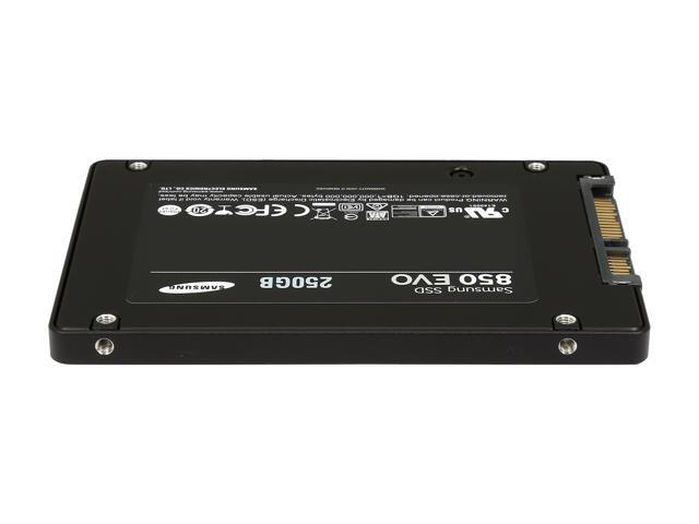 SAMSUNG 850 EVO 2.5' 250GB SATA III 3D NAND Internal Solid State Drive (SSD) MZ-75E250B/AM