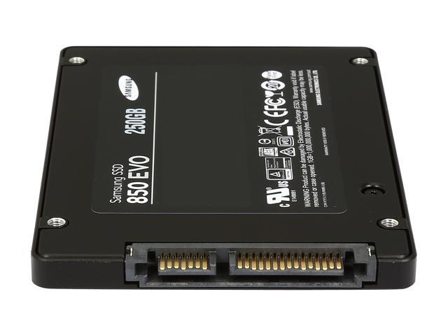 SAMSUNG 850 EVO 2.5' 250GB SATA III 3D NAND Internal Solid State Drive (SSD) MZ-75E250B/AM