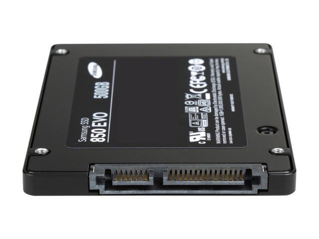SAMSUNG 850 EVO 2.5' 500GB SATA III 32 layer 3D V-NAND Internal Solid State Drive (SSD) MZ-75E500B/AM