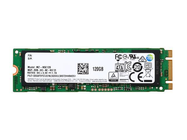 SAMSUNG 850 EVO M.2 2280 120GB SATA III 3D NAND Internal SSD Single Unit Version MZ-N5E120BW