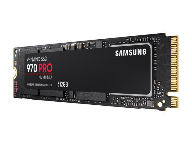 SAMSUNG 970 PRO M.2 2280 512GB PCIe Gen3. X4, NVMe 1.3 64L V-NAND 2-bit MLC Internal Solid State Drive (SSD) MZ-V7P512BW