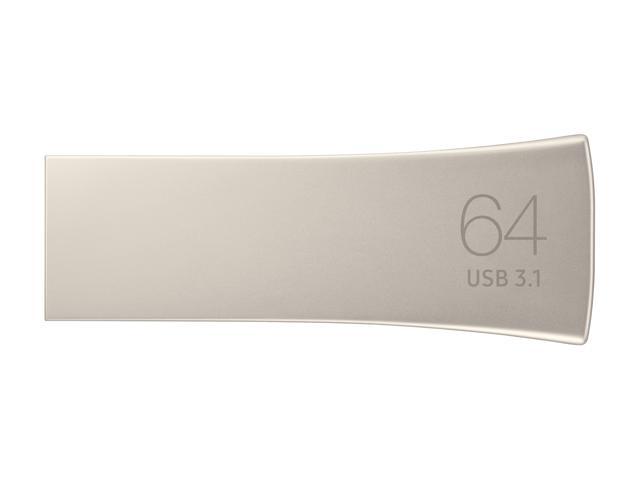 SAMSUNG 64GB BAR Plus (Metal) USB 3.1 Flash Drive, Speed Up to 300MB/s (MUF-64BE3/AM)